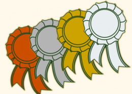 Framed rosettes