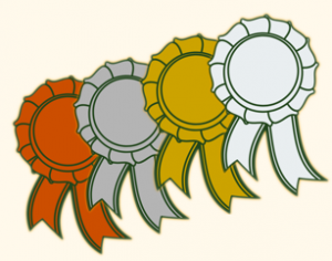 Framed rosettes